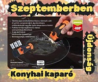 🗨 Konyhai kaparó 🗨  🤔Nálad is előfordul ,hogy fel kell kaparni valamit?   🤫Ilyenkor mindig a kés élével próbáljuk meg ezt megoldani ami néha a tárgyak, eszközök sérülését okozza , de van olyan is ,hogy késsel nem tudjuk megoldani mert biztos felsérti a felületet .  😀Ennek a kaparónak akkor nagyon fogsz örülni. 👍Tökéletes égési sérülések eltávolítására a tűzhelyről , grillről a serpenyő aljáról. 👍🏻A kaparó segít eltávolítani a matricákat az autó ablakáról, a konyhában  könnyen és tökéletesen megtisztíthatod a szennyeződésektől a főzőlapot, segít eltávolítani a címkék és a ragasztó maradványait a különböző tárgyakról. 👍🏻Jég eltávolítására a hűtőszekrényben vagy akár tapéta leszedéséhez a falról. 👍🏻Praktikus formája megkönnyíti a makacs szennyeződések lekaparását. 👍🏻A rajta lévő lyuknál fogva fel is akasztható , így nem foglal helyet a fiókban és mindig kéznél van. 3 db tartalék pengével.  Rozsdamentes acélból és műanyagból készült. Kód 6131