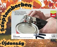 🥫Konzervnyitó🥫  Nem minden konzerven🥫 van nyitó ezért minden háztartásba jól jön egy . 🥫Konzervet ki lehet nyitni egy bicskával vagy késsel is de lássuk be ez nem egészen biztonságos megoldás. 🥫Rozsdamentes acél szerkezete biztosítja a tartósságát és masszívitását. 🥫Fogó része csúszás mentes műanyag. 🥫Kézhez álló és biztonságos.  Kód 6157
