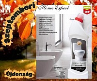 💦Home Expert WC tisztító folyadék🚽  💦Eltünteti a szennyeződéseket, a foltokat és fehérít. 💥Higiéniailag tiszta felületet hagy maga után klórtartalom miatt. 🙊Csökkenti a kellemetlen szagokat. 🌀Sűrű állagának köszönhetően a gél tovább megmarad a tisztított felületen, ezáltal hatékonyabban távolítja el a szennyeződéseket. 🌊Víz alatt is kifejti hatását. 🌀A benne lévő fehérítőknek miatt hatásos a vízkő, rozsda és egyéb foltok ellen is. 700 ml Kód  2139