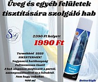 🪟Üveg és egyéb felületek tisztítására szolgáló hab 🪟   ♻️Minden háztartásban szükség van üvegtisztítóra♻️ 😀Rendeld meg tőlem és próbáld ki 😀 ✅Nagyszerű hatékonyság ✅Foltmentesen tisztít ✅A hab alaposan megtisztít a portól, szennyeződésektől és a foltoktól. ✅Nem hagy csíkokat.  Ablak,üveg asztal, tükör,üvegtégla vagy bármilyen üveg felület. 400 ml Kód  2222