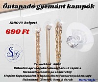 💠Öntapadó gyémánt kampók💠  Én nem hívnám kampónak mert sem kinézetre sem pedig használhatósága nem hasonlít a kampóra. Szeretnéd feldobni a bútorod kinézetét ❓️ Plusz akasztó kell a fürdőbe ❓️ Használható akasztónak és bútorokra gomb képpen is.  Elegáns kivitelezés mert a vége egy gyémantkővet mintáz meg. 3 db /csomag  Átmérője 5 cm  Kód  8802